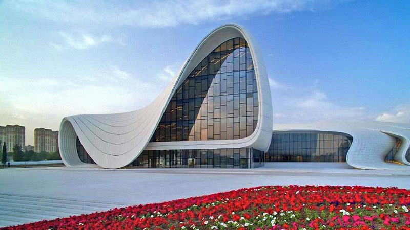 heydar aliyev center baku - достопримечательности Баку